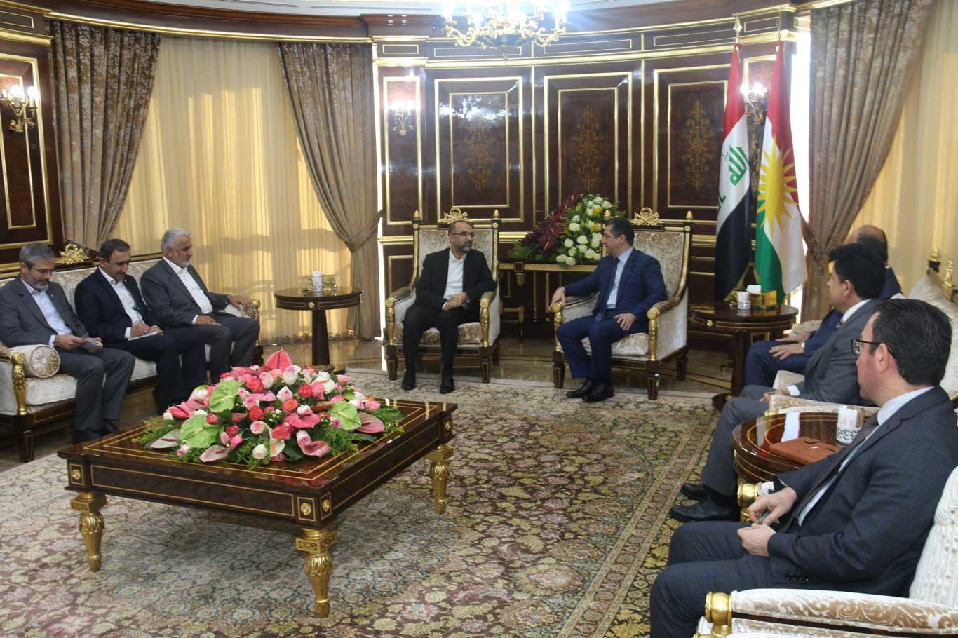 HÜDA PAR Genel Başkanı Sağlam Mesrur Barzani ile görüştü